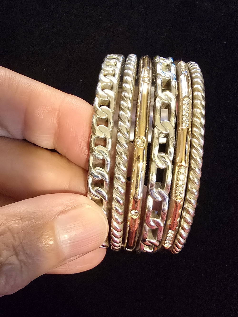 Brighton Trust Your Journey Double Hinged Bangle.